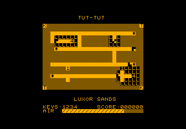 Tut Tut game screenshot for Commodore PET